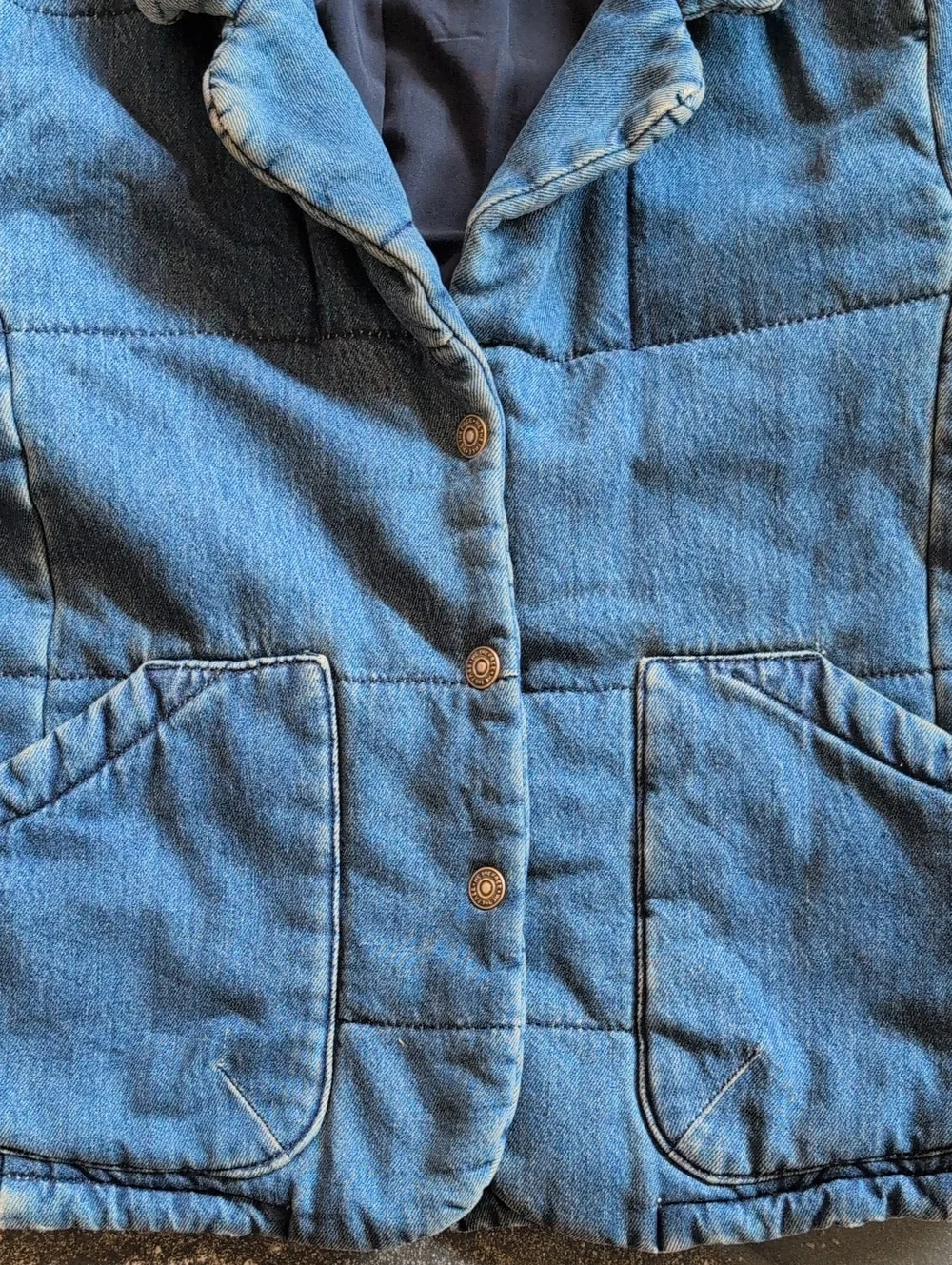 We The Free Lyra Denim Quilted Jacket